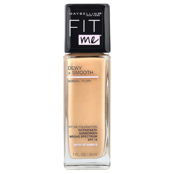 Maybelline New York Fit Me Dewy Smooth/ Matte Pore less Liquid Foundation Pump