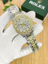 Rolex Ladies Watch (Fully stone covered)